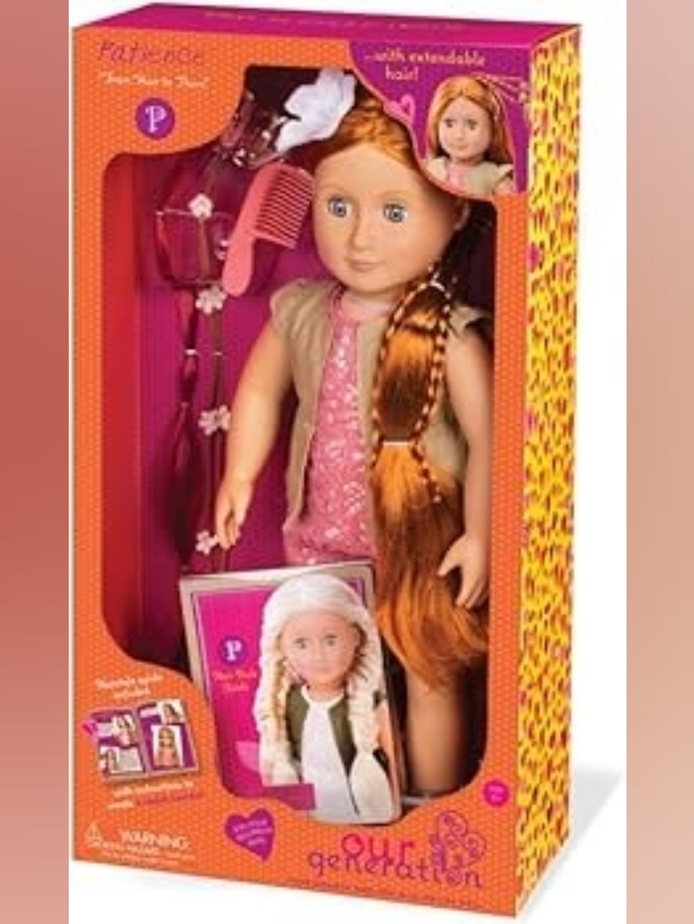 Our Generation Doll Patience 18" From Hair 2 There